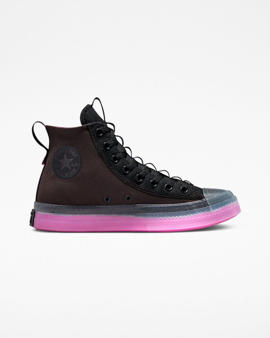 Zapatillas Altas Converse Chuck Taylor All Star CX Explore Edge Glow Mujer Marrones Negras | PE 20P4WE